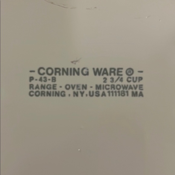 "Wildflower" - Petite Pan & Glass Lid by Corning (P-43-B) - Picture 6 of 9